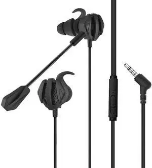 Maxell Earbuds with Detachable Boom mic,Black,199616