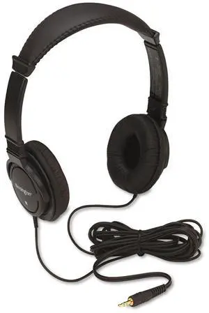 Kensington Hi-Fi On-Ear Headphones with 9-Foot Cord, 3.5mm Jack Headset (K33137)
