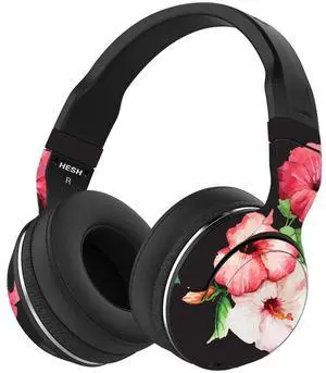 MightySkins Skin Compatible with Skullcandy Hesh 2 Wireless Headphones - Hibiscus | Protective, Durable, and Unique Vinyl Decal wrap Cover | Easy to Apply, Remove, and Change Styles | Made in The USA