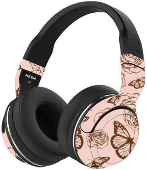 MightySkins Skin Compatible with Skullcandy Hesh 2 Wireless Headphones - Butterfly Garden | Protective, Durable, and Unique Vinyl wrap Cover | Easy to Apply, Remove | Made in The USA