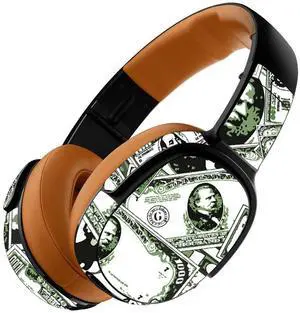 MightySkins Skin Compatible with Skullcandy Crusher 360 Wireless Headphones - Phat Cash | Protective, Durable, and Unique Vinyl wrap Cover | Easy to Apply, Remove, and Change Styles | Made in The USA