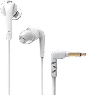 MEE audio RX18 Comfort-Fit in-Ear Headphones with Enhanced Bass (White)