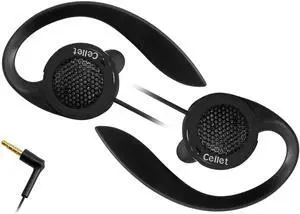 Cellet Black 3.5mm Stereo Hands-Free Headset For Apple iPhone 3G S, Blackberry Storm 9530, Bold 9000, Curve 8300 and other models with 3.5mm input