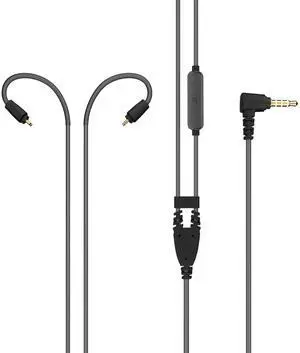 MEE audio MX PRO Series and M6 PRO Replacement Headset Cable with In-line Microphone and Remote (Black)