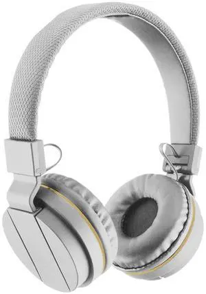 Black Diamond: Stereo Headphones with Mic - White