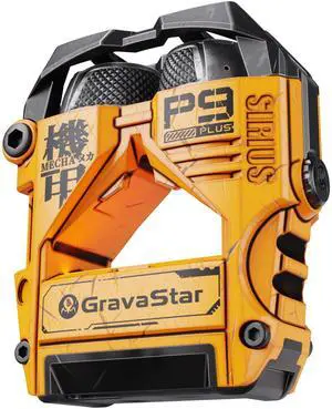 GravaStar Sirius Plus True Wireless Earbuds, Bluetooth 5.3 Active Noise Cancellation ANC Headphones, 28H Playtime, ENC Clear Call, IPX4 for Sports/Work, Customization App for iOS/Android-Yellow