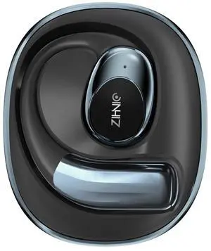ZIHNIC Wireless 4-Mode AI-Translation Earphones - Real-Time Language Translation, Comfortable Ear Hooks, IPX5 Waterproof, Compatible with Phone, Android Phone (Black)