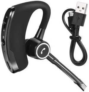 V8s Bluetooth Headset Car Earpiece Handsfree 120H Standby Time Business Bluetooth Earpiece Headphone Clear Voice Capture in-Ear Earbuds for Cellphone