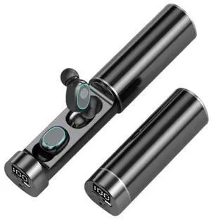 Yunseity Earbuds, Noise Cancelling Earbuds Headphones with Touch Control & LED Display, Bass Stereo Waterproof in Ear Headphones with Flashlight, for Sports Fitness