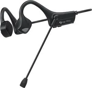 YouthWhisper Bluetooth Headset with Microphone, Open Ear Headphones with Mic, Noise Cancelling Multipoint Connect Bluetooth 5.0 Earphones, Sweatproof Wireless Headphone for Work, Driving, Meeting