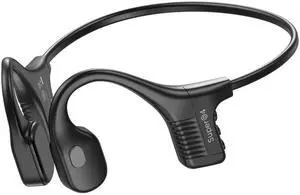 YouthWhisper Bone Conduction Swimming Headphones IP68 Waterproof Bluetooth Headphones with 32GB MP3 Player Open Ear Wireless Headsets Underwater Clear Calls Large Battery for Running Cycling Workouts