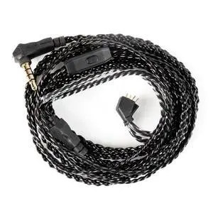 YINYOO 2 Meter Long, CCZ C01 IEM Cable (with mic) and CCZ DC01 Pro in Ear Monitor Headphones