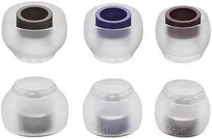 6 PCS/3 Pairs Earbud Tips and KZ ZSN PRO X Wired Earbuds