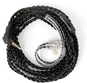 2 Meter Long CCZ C01 OFC IEM Cable (with mic) and KZ ZSN Pro in Ear Monitors IEM Earphones