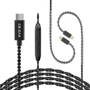 KBEAR 2 Pin Type C IEM Cable and KZ ZSN Pro Wired Earphones