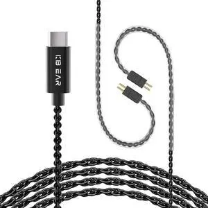 KBEAR 2 Pin Type C IEM Cable and KZ ZSN Pro Wired Earphones