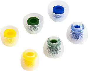 YINYOO 3 Pairs Tangzu Sancai Tips and KBEAR K01 Wired Earbuds
