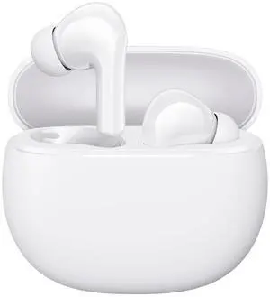 Xiaomi Redmi Buds 4 Active TWS Wireless Earbuds, Bluetooth 5.3 Low-Latency Game Headset with AI Call Noise Cancelling, IP54 Waterproof, 28H Playtime, Lightweight Comfort Fit Headphones, White