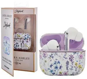 Laura Ashley Skylark True Wireless Earbuds for iPhone & Android - (ENC) Enhanced Noise Cancelling Bluetooth Earbuds with Mic - Up to 45 Hours Battery Life 5.4 Bluetooth Ear Buds - in Ear Headphones