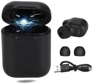 33 Language Cellphone Translator Earbuds, Smart Delayed Translation Mini Single Ear Headset with Charging Box, Support for Mobile Phone Translation