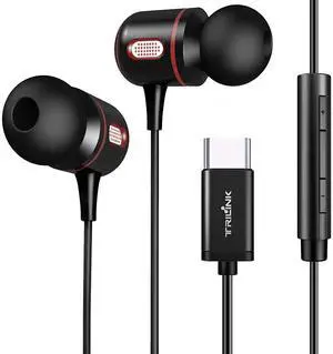 USB C Headphones Wired Type C Earbuds Headset - with Mic and Volume Control Compatible with iPhone 15 iPad Pro 11" 12.9" 2018/2020/MacBook/MacBook Pro/Air, Google Pixel/5 4 3 2 XL, Samsung Galaxy