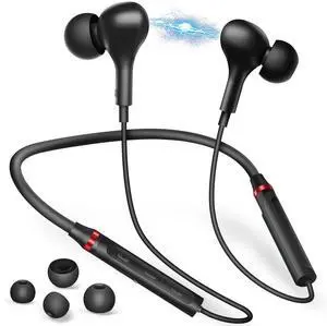 Wireless Earbuds Bluetooth Headphone NeckBand Earphone for Samsung A53 A54 S24 Ultra S23 FE Z Flip Fold for iPhone 13 Pro Max 15 14 Plus for Google Pixel 9 XL 8 6a 7a Magnetic Neck Strap Sport Headset