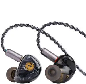 Linsoul TINHIFI T3 Plus 10mm LCP Diaphragm Hi-Fi in-Ear Earphone with Detachable 2Pin OFC Cable, 3D-Printed Shell for Audiophile Musician