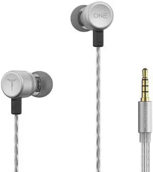 TANCHJIM One in-Ear-Motinors Wired HiFi Interchangeable line Earphones for Music Game (3.5mm with No Mic)