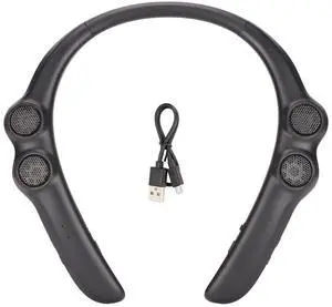 SUNGOOYUE Wireless Neckband Headset, Bluetooth 5.3 with Noise Cancelling Mic IPX4 Waterproof 15H Playtime for Sports Gym Running Cycling