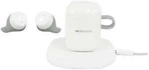 Soundstream HEQC-WT H2GO IPX6 Wireless Headphones Earbuds+Wireless Charging Pad
