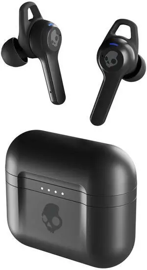 Skullcandy Indy ANC In-Ear Noise Canceling True Wireless Earbuds, 32 Hour Battery, Microphone, Works with iPhone Android and Bluetooth Devices - Black