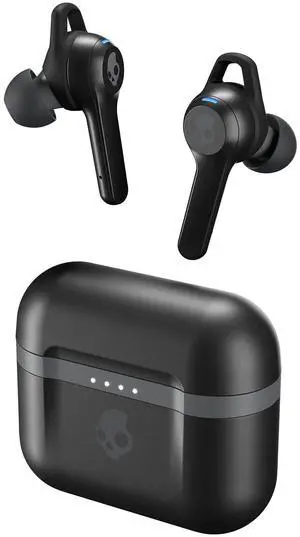 Skullcandy Indy Evo XT in-Ear Wireless Earbuds, 30 Hr Battery, Microphone, Works with iPhone Android and Bluetooth Devices - Black