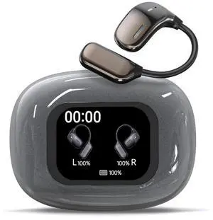 Ttbesmi Wireless Over Ear Bluetooth Earbuds Open Ear Buds with Touch Screen Bone Conduction Earbuds Out of Ear Open Ear Headphones Outer Ear Wireless Bluetooth Bone Conduction Headphones