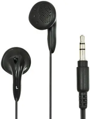 Egghead® Stereo Earbud with Foam Ear Cushions, 4-Foot PVC Cord, 3.5mm TRS Plug, Budget-Friendly, Ideal for Everyday Audio Use, Pack of 50