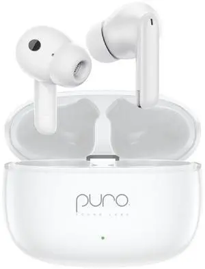 Puro Sound Labs PuroQuiet-Air- Volume Limiting, True Wireless, Active Noise Cancelling Earbuds with Built-in Microphone