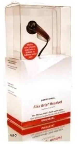 Plantronics MX200 FlexGrip Universal Earbud Headset - 2.5mm & 3.5mm