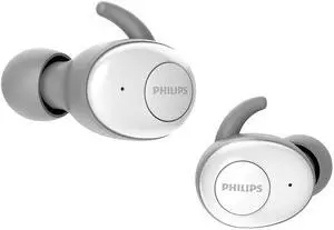 Philips Wireless in-Ear Earbud with Charging Case (White)