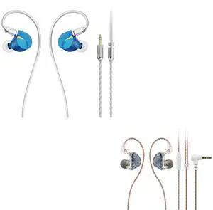 NICEHCK F1 Pro 14.2mm Planar Driver in Ear Monitor HiFi IEM Earphone and DB2 IEM Earphones Without Microphone