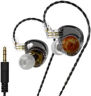 ND Planet IEM Earphones: 12mm Dual Magnetic Drivers, HiFi Gaming Earbuds with Detachable 2-Pin Cable, Noise Isolating in-Ear Monitors for Musician Audiophile
