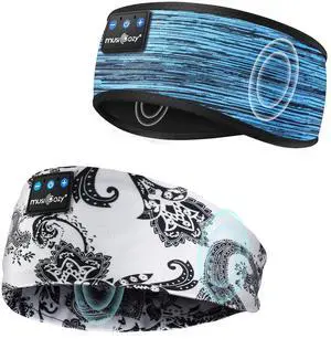 MUSICOZY Sleep Headphones Bluetooth 5.4 Headband, Sports Wireless Earphones Sweat Resistant Earbuds Sleeping Headphone with Ultra-Thin HD Stereo Speaker for Workout Running Cool Gadgets Unique Gifts
