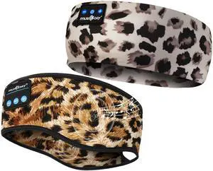 MUSICOZY Sleep Headphones, Bluetooth 5.2 Headband Headphones Wireless Earbuds Earphones with HD Stereo Speakers for Running Workout Jogging Yoga Gift