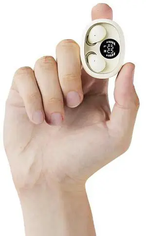 MSHUKCOE Small Invisible Sleep Earbuds Smallest Wireless Bluetooth Low Profile Micro Tiny Discreet Mini Headsetwith Micfor Small Ear Canals Invisible Ear BudsDiscreet Headphones Spy Earpiece