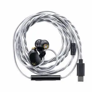 Moondrop CHU II DSP Headphones High Performance Dynamic Driver USB-C in-Ear Monitors Type-C with Microphone Earphone
