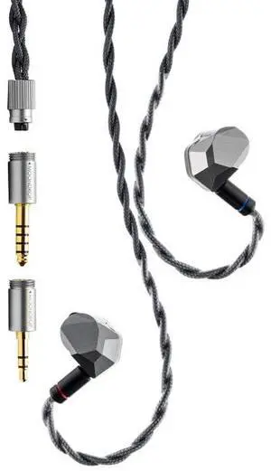 Moondrop Harmon 10mm Dynamic Driver Earphone with 4.4mm Balanced 3.5mm Single-Ended Replaceable Plugs