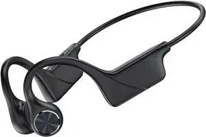 MONODEAL Bone Conduction Headphones Bluetooth Open Ear Headphones Wireless IPX5 Waterproof Headset with Microphone Sport Headphones Long Battery Life Earphones for Runners Fitness Cycling