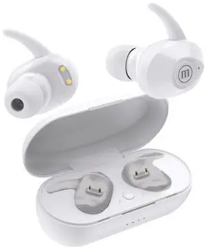 Maxell Jelleez True Wireless Earbuds, White