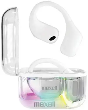 Maxell OWS Pro, Bluetooth Open Earhooks, UP to 18 Hours Playtime with Case, Hear The World Around You, Immersive Sound, Vibrant Colors