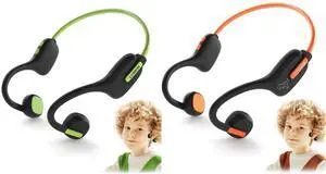 LOBKIN Kids Headphones Open Ear,Bluetooth 5.3 Air Conduction Wireless Lightweight Kids Earbuds IPX5 Waterproof with Microphone for School,Home and Outdoor Activities Gifts for Boys Girls