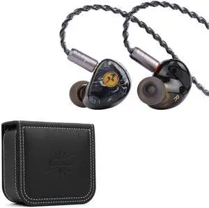 Linsoul TINHIFI T3 Plus 10mm LCP Diaphragm Hi-Fi in-Ear Earphone+Kiwi Ears Earbud Case, Portable Earphone Carrying Case
