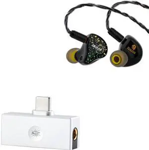 Linsoul ZiiGaat x HBB: Arcadia in Ear Monitor, 1DD+2BA Hybrid Earphone IEM, Wired Gaming Earbuds, Professional Sound Isolating Inner-Ear Monitors with Detachable IEM Cable for Musician Audiophile